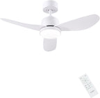 Ceiling Fans with Lights 38inch Small Fan Dimmable