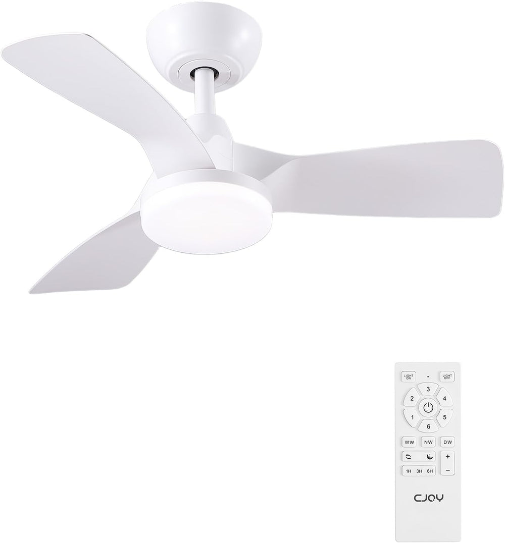 Ceiling Fans with Lights 38inch Small Fan Dimmable