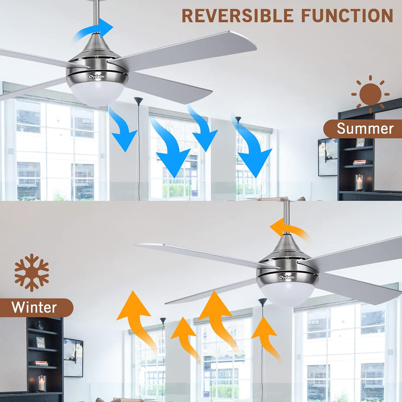 Ceiling Fans with Lights and Remote