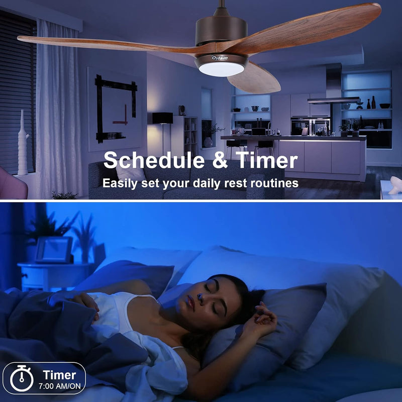 Ceiling Fans with Lights and Remote