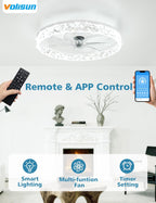 Ceiling Fans with Lights and Remote