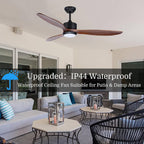 Ceiling Fans with Lights and Remote