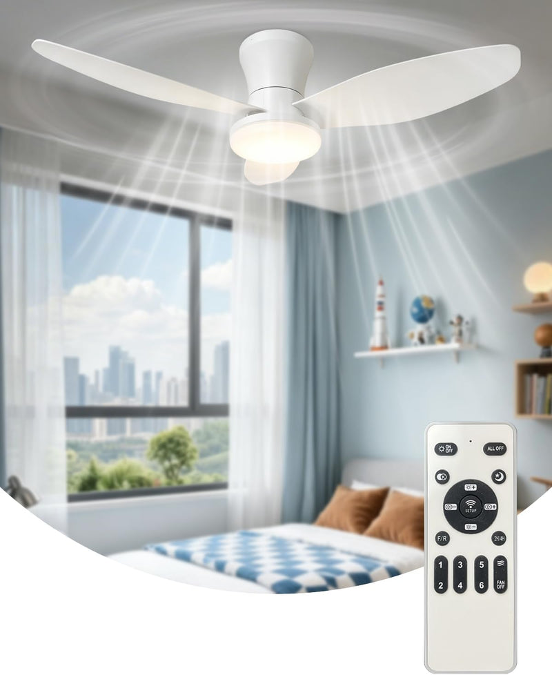 Ceiling Fans with Lights and Remote 25