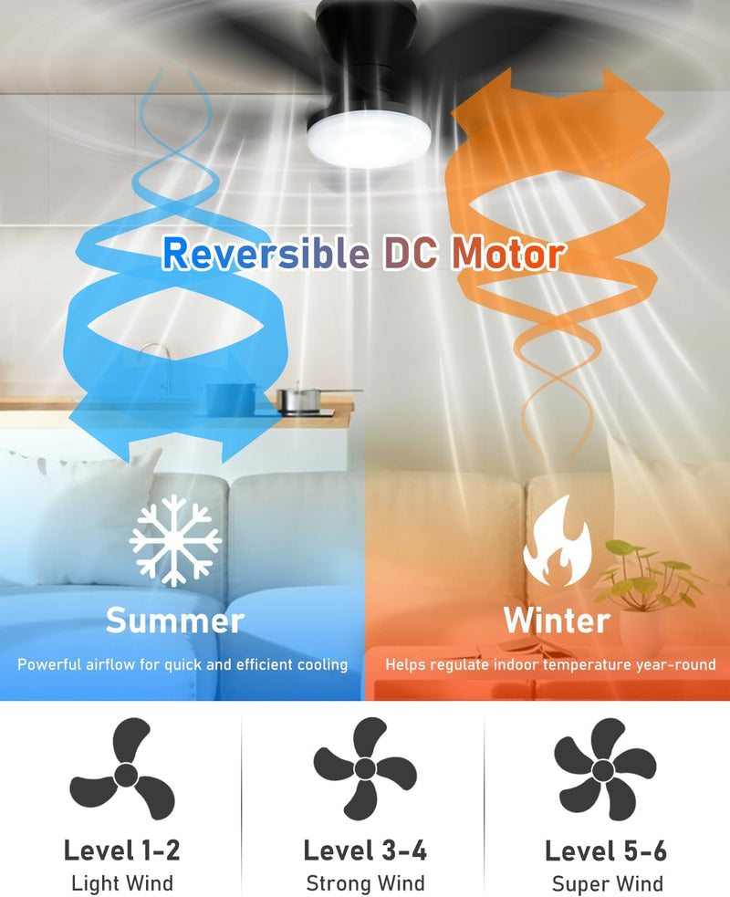Ceiling Fans with Lights and Remote 25