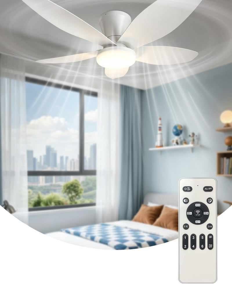 Ceiling Fans with Lights and Remote 25