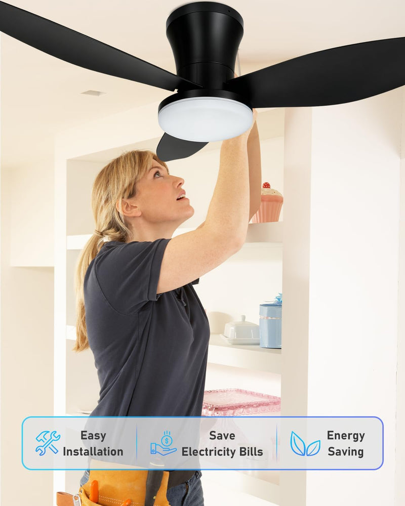 Ceiling Fans with Lights and Remote 25