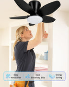 Ceiling Fans with Lights and Remote 25
