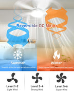 Ceiling Fans with Lights and Remote 25