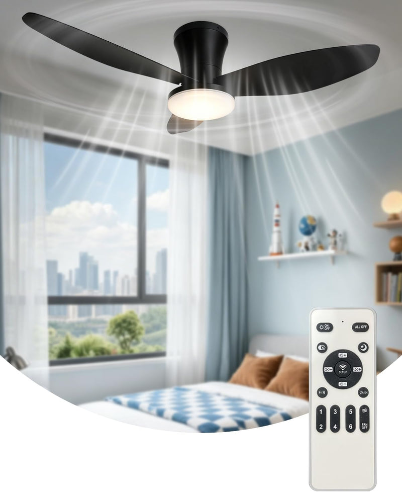 Ceiling Fans with Lights and Remote 25