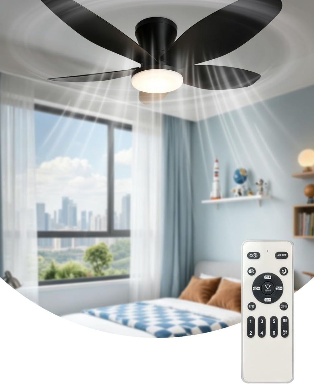 Ceiling Fans with Lights and Remote 25