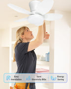 Ceiling Fans with Lights and Remote 25