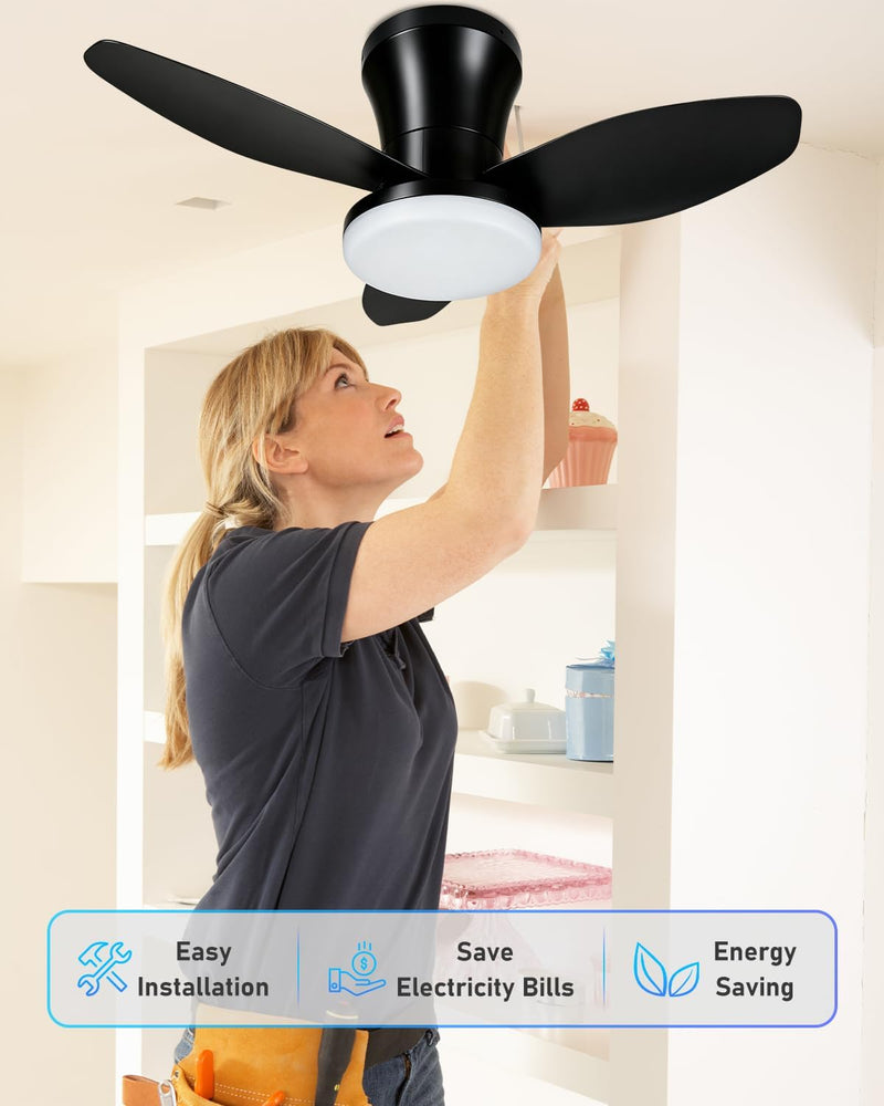 Ceiling Fans with Lights and Remote 25