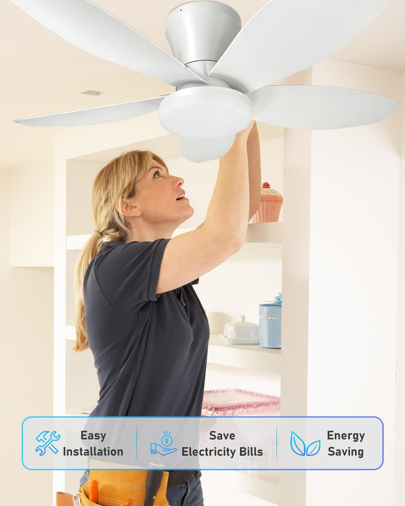 Ceiling Fans with Lights and Remote 25