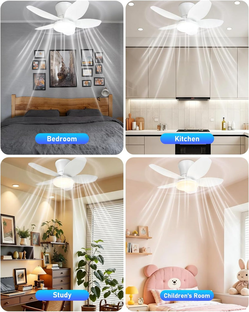 Ceiling Fans with Lights and Remote 25