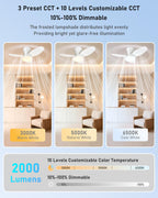 Ceiling Fans with Lights and Remote 25
