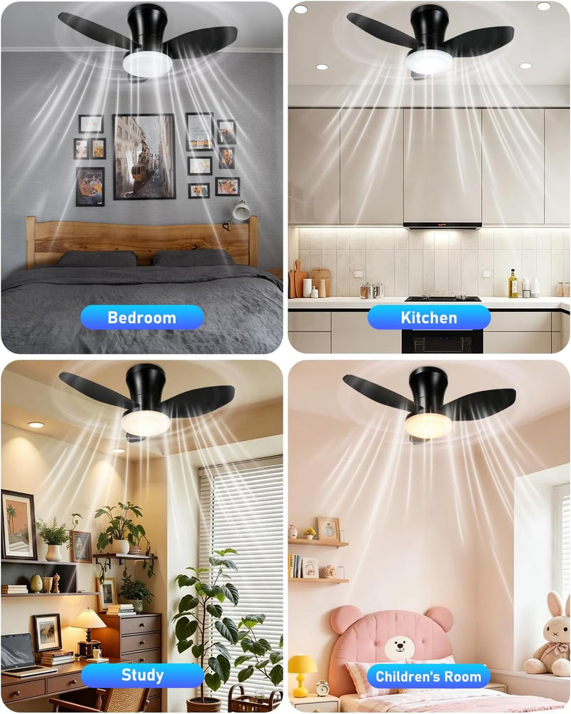 Ceiling Fans with Lights and Remote 25
