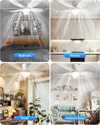 Ceiling Fans with Lights and Remote 25