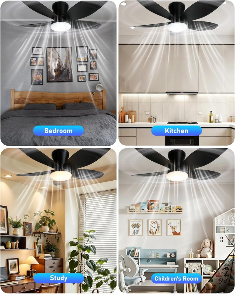 Ceiling Fans with Lights and Remote 25