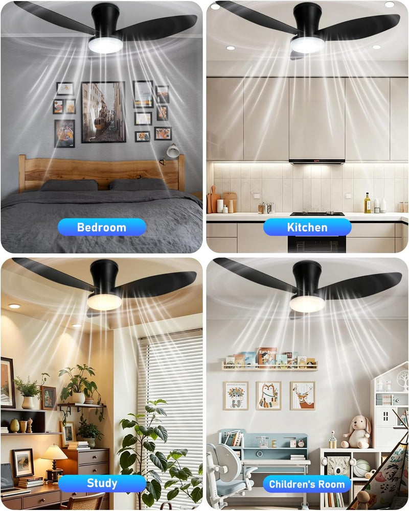 Ceiling Fans with Lights and Remote 25