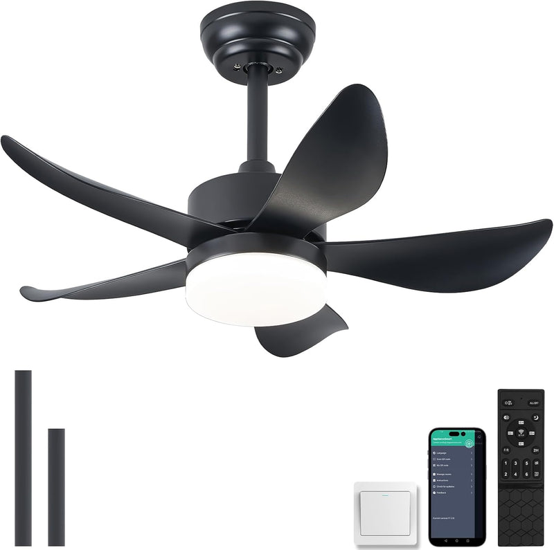 Ceiling Fans with Lights and Remote 30 Inch