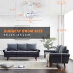 Ceiling Fans with Lights and Remote 30 Inch