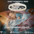 Ceiling Fans with Lights and Remote 45W
