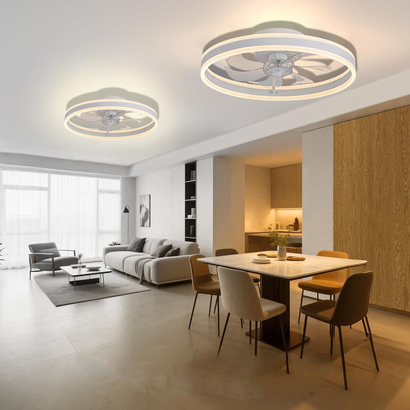 Ceiling Fans with Lights and Remote 45W