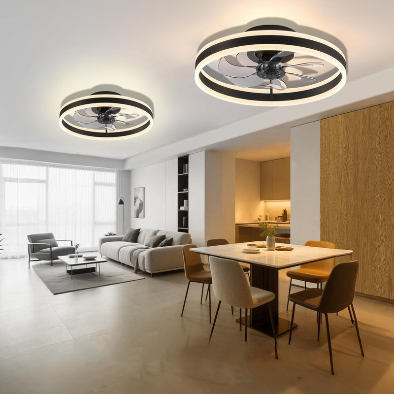 Ceiling Fans with Lights and Remote 45W