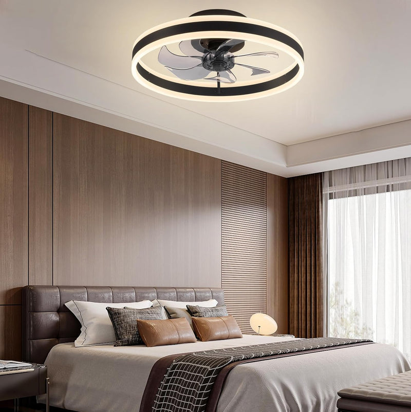 Ceiling Fans with Lights and Remote 45W