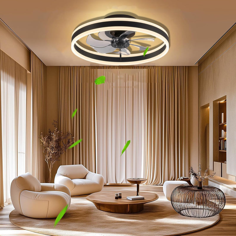 Ceiling Fans with Lights and Remote 45W