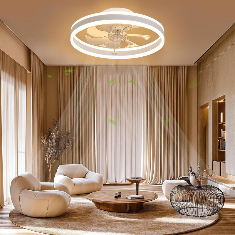 Ceiling Fans with Lights and Remote 45W