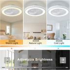 Ceiling Fans with Lights and Remote 48CM 6 Speeds