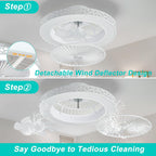 Ceiling Fans with Lights and Remote 48CM Modern