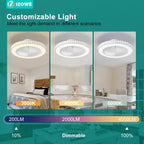 Ceiling Fans with Lights and Remote 48CM Modern