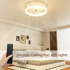 Ceiling Fan with Light Remote 3000K-6500K Dimmable
