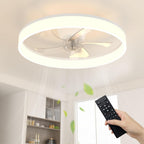 Ceiling Fan with Light Remote 3000K-6500K Dimmable