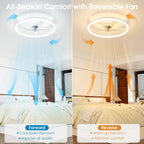 Ceiling Fans with Lights and Remote 6 Speeds
