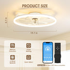 Ceiling Fans with Lights and Remote 6 Speeds