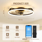 Ceiling Fans with Lights and Remote 6 Speeds