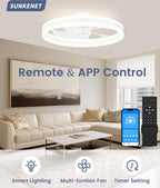 Ceiling Fans with Lights and Remote Fan