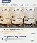Ceiling Fans with Lights and Remote Fan