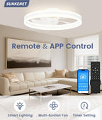 Ceiling Fans with Lights and Remote Fan