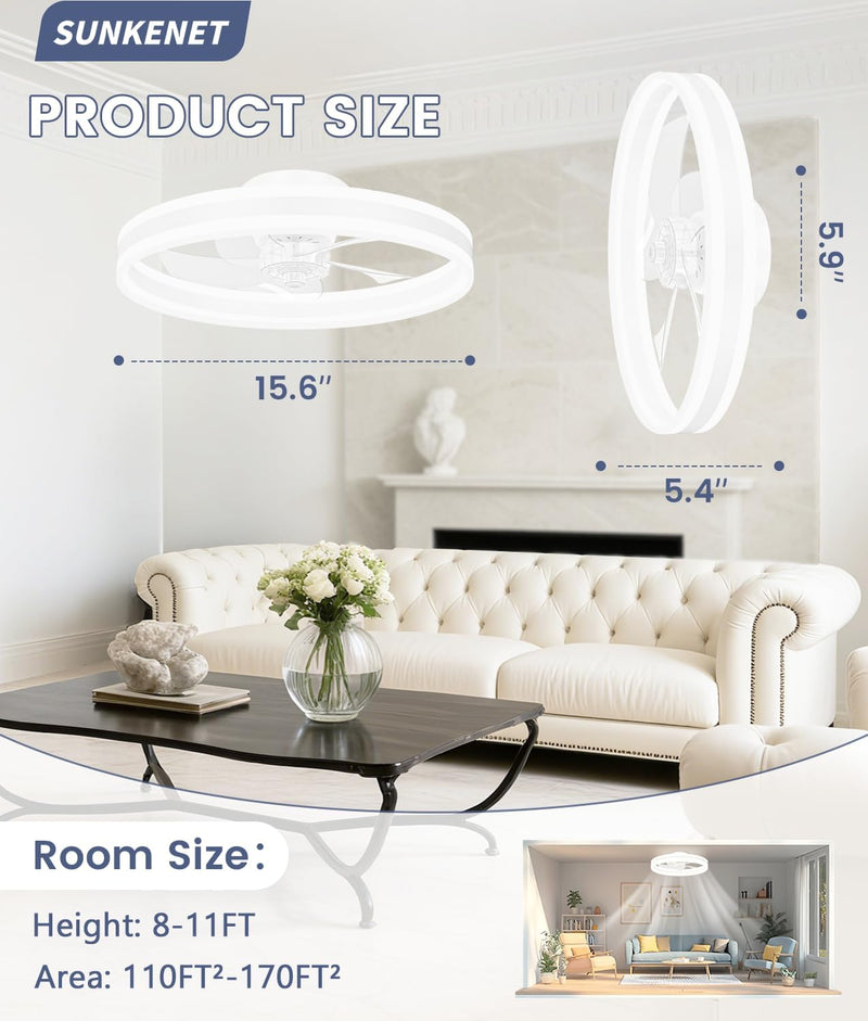 Ceiling Fans with Lights and Remote Fan