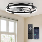 Ceiling Fans with Lights and Remote Flush