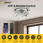 Ceiling Fans with Lights and Remote Flush