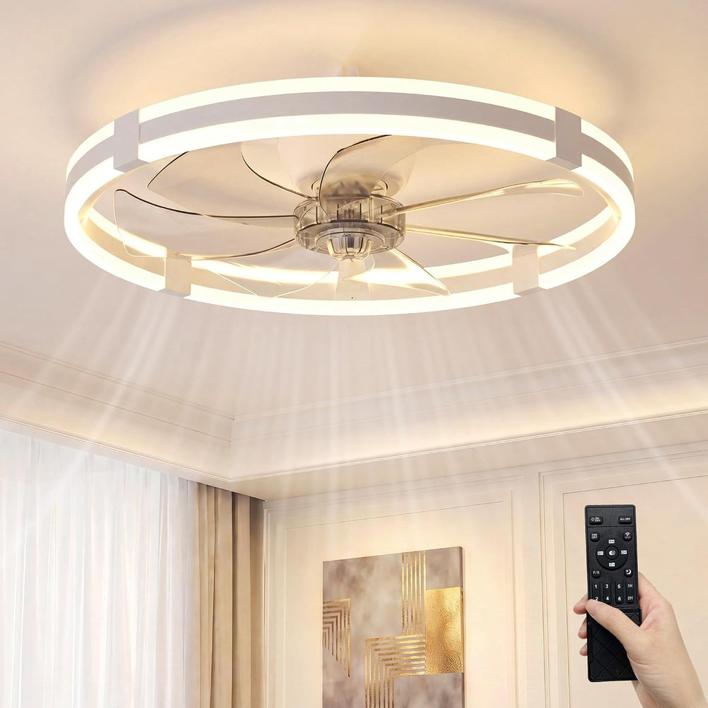 Ceiling Fans with Lights and Remote LED