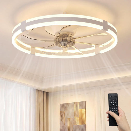 Ceiling Fans with Lights and Remote LED