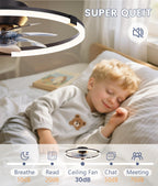 Ceiling Fans with Lights and Remote LED
