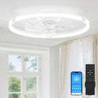 Ceiling Fans with Lights and Remote LED