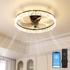 Ceiling Fans with Lights and Remote LED